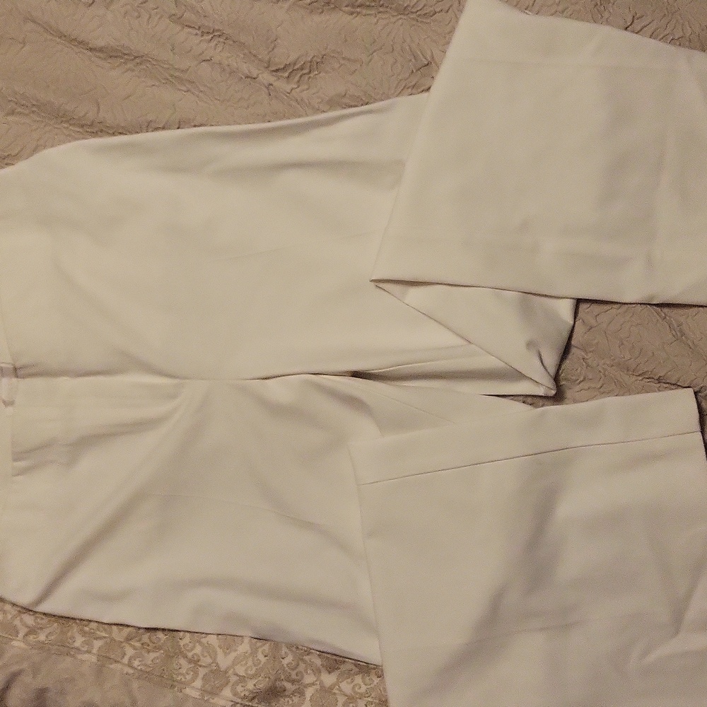 Chicos Cream Wide Leg Pants